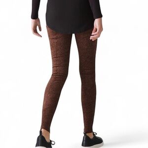 White House Black Market Brown Leopard Print Leggings
